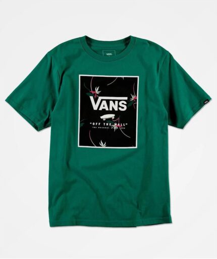 VansT-shirt-prasino-me-logotypo-VN0A318NTCO